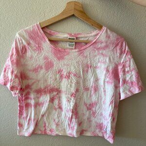 Pink Victoria's Secret Pink Tie-Dye Short-Sleeve (M)